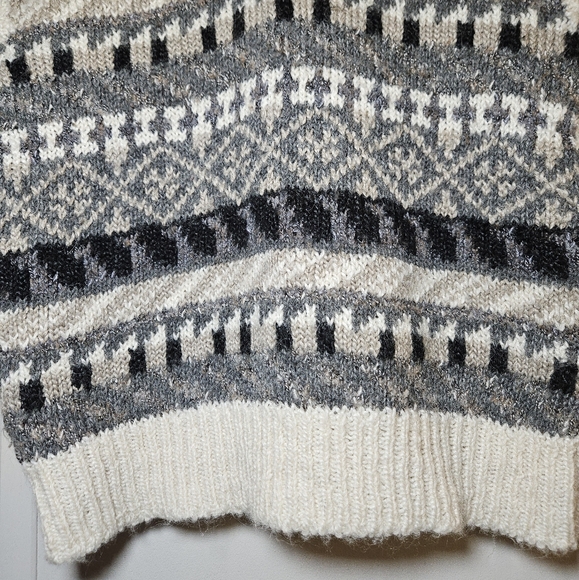 Haberdashery collection by personal VIntage Sweater Vest Petite Large Fairisle - Picture 6 of 16